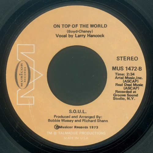 S.O.U.L. On Top Musicor 1472B