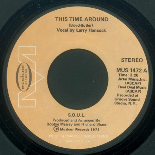 S.O.U.L. This Time Around Musicor 1472A