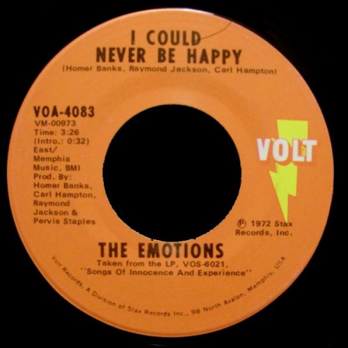 Emotions I Could Never Be Happy Volt 4083