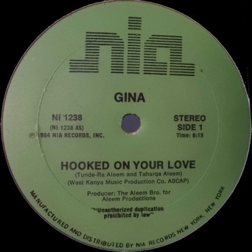 Gina Hooked On Your Love NIA 1238