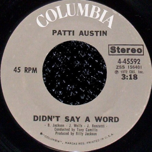 Patti Austin Didnt Say A Word Columbia