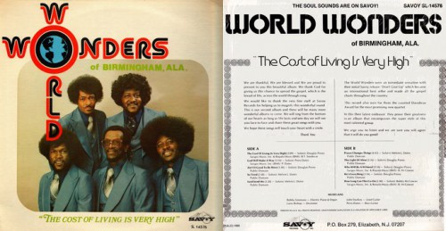 World Wonders ‎– The Cost Of Living Is Very High Savoy 14576
