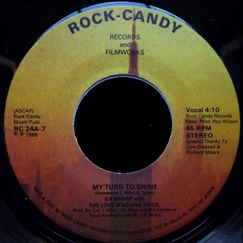 C# Sharp Rock Candy label