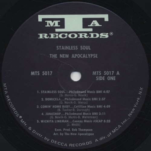 New Apocalypse Stainless Soul MTA 5017 label