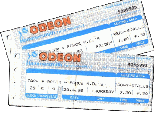 Zapp Odeon Avril 1988