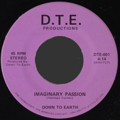 Down To Earth Imaginary Passion
