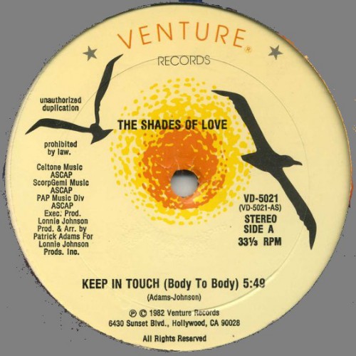 Shades O f Love Keep In Touch Venture