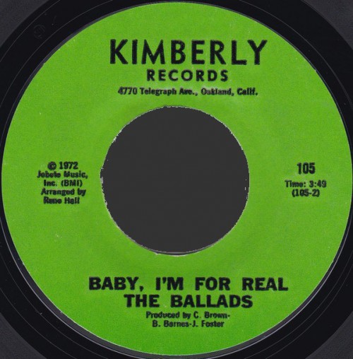 Ballads Baby Real Kimberly 105B