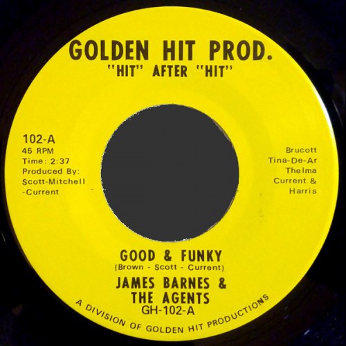 James Barnes & The Agents Golden Hit 102A