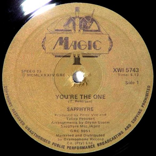 Sapphyre Youre the one label