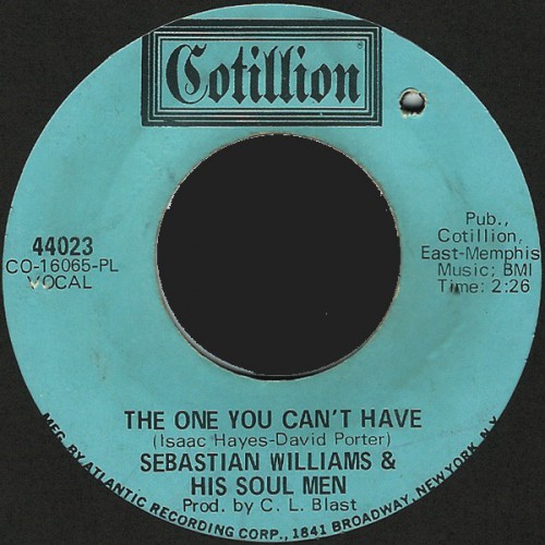 Sebastian Williams The One You Can't Have cotillion