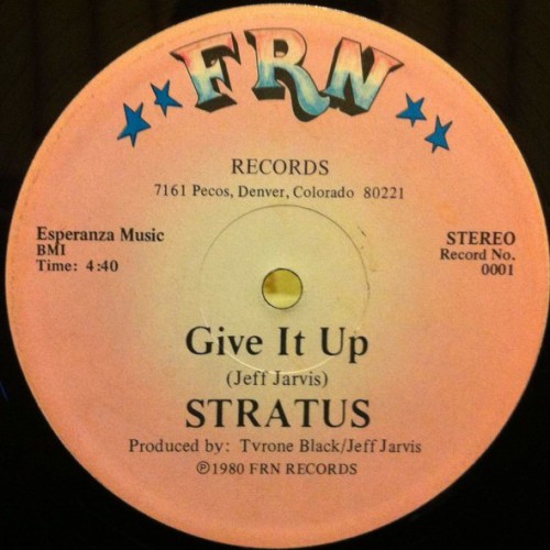 Stratus You Got Style Give It Up FRN single