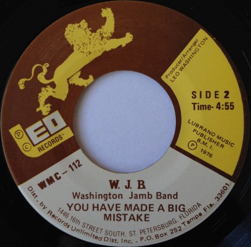 Washington Jamb Band You Have Made A Big Mistake