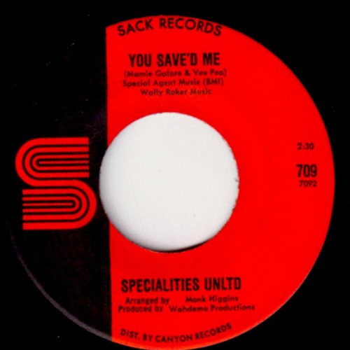 Specialities Unltd saved 109