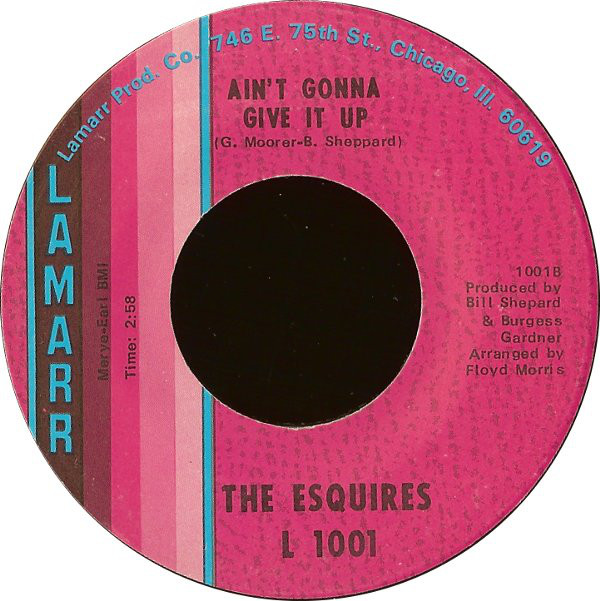 Ain t gonna answer. Pholi the Squire. CD Squire: the Singles album. Album with the Esquires - Black Night.